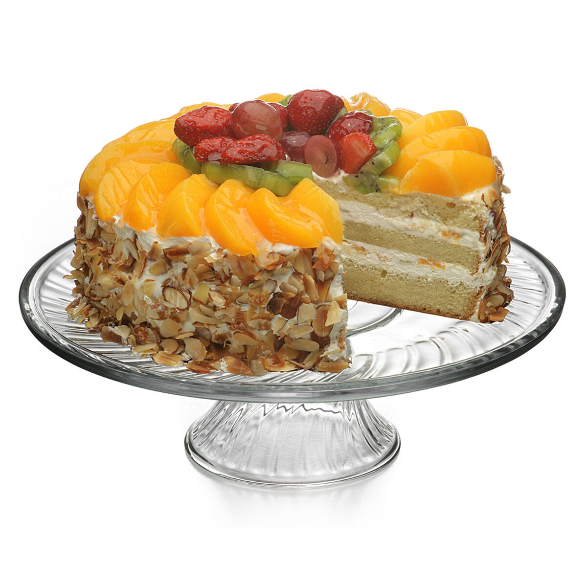 Plato de Vidrio para Tortas Libbey