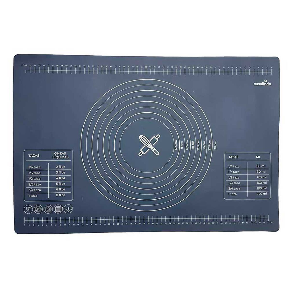 Combo Horno El&eacute;ctrico Thomas TH-62I 60 lt. + Toma Olla Casa Linda Silicona Surtido + Mat Silicona Casa Linda Surtido