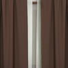 Combo Cortinas Doral Agatha 220 x 140 cm Café