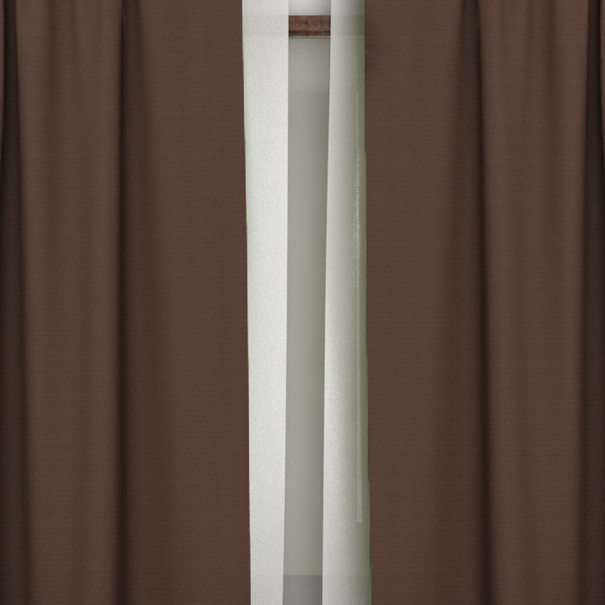 Combo Cortinas Doral Agatha 220 x 140 cm Café