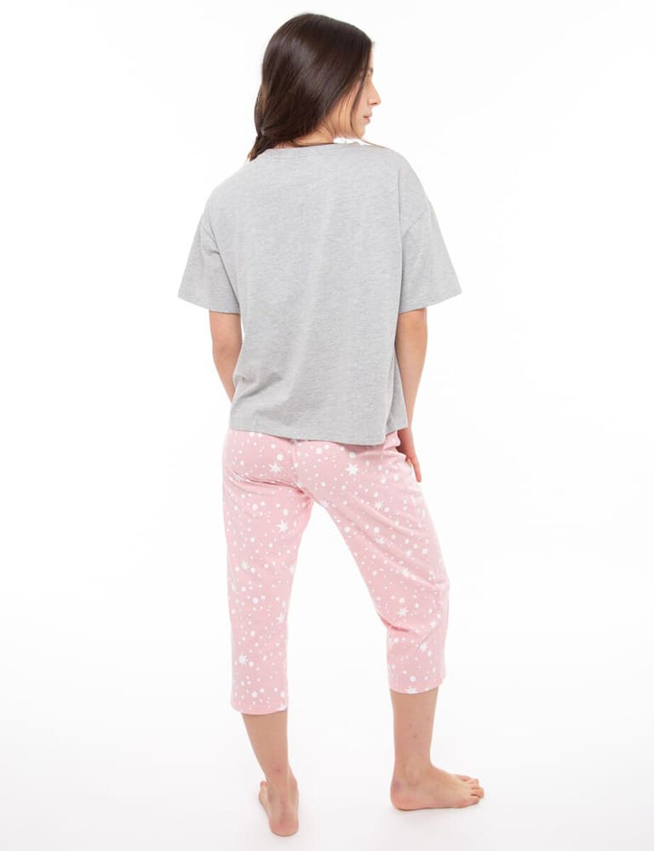 Pijama de Algodón Manga Corta Tinker bell Mujer Disney