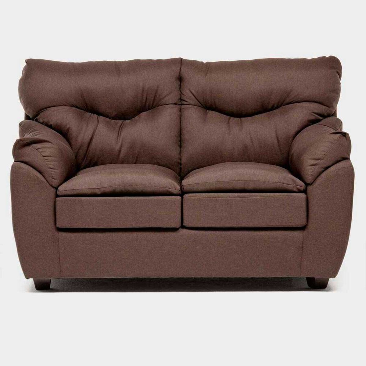 Juego de Living Almore Bel&eacute;n Sof&aacute; 3 Cuerpos + Sof&aacute; 2 Cuerpos Caf&eacute;