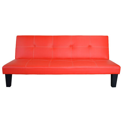 Futón Idetex Praga 3 Cuerpos Rojo