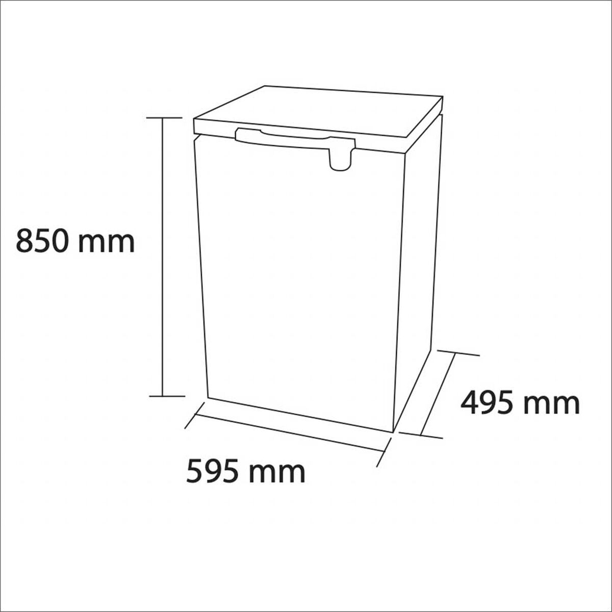 Freezer Horizontal Maigas HS-131C 100 lts.