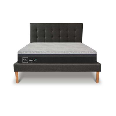 Cama Europea CIC King Hybrid Plus Infinity + Respaldo