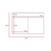 Botiquín + Mueble Lavamanos Flotante TuHome Bath 300