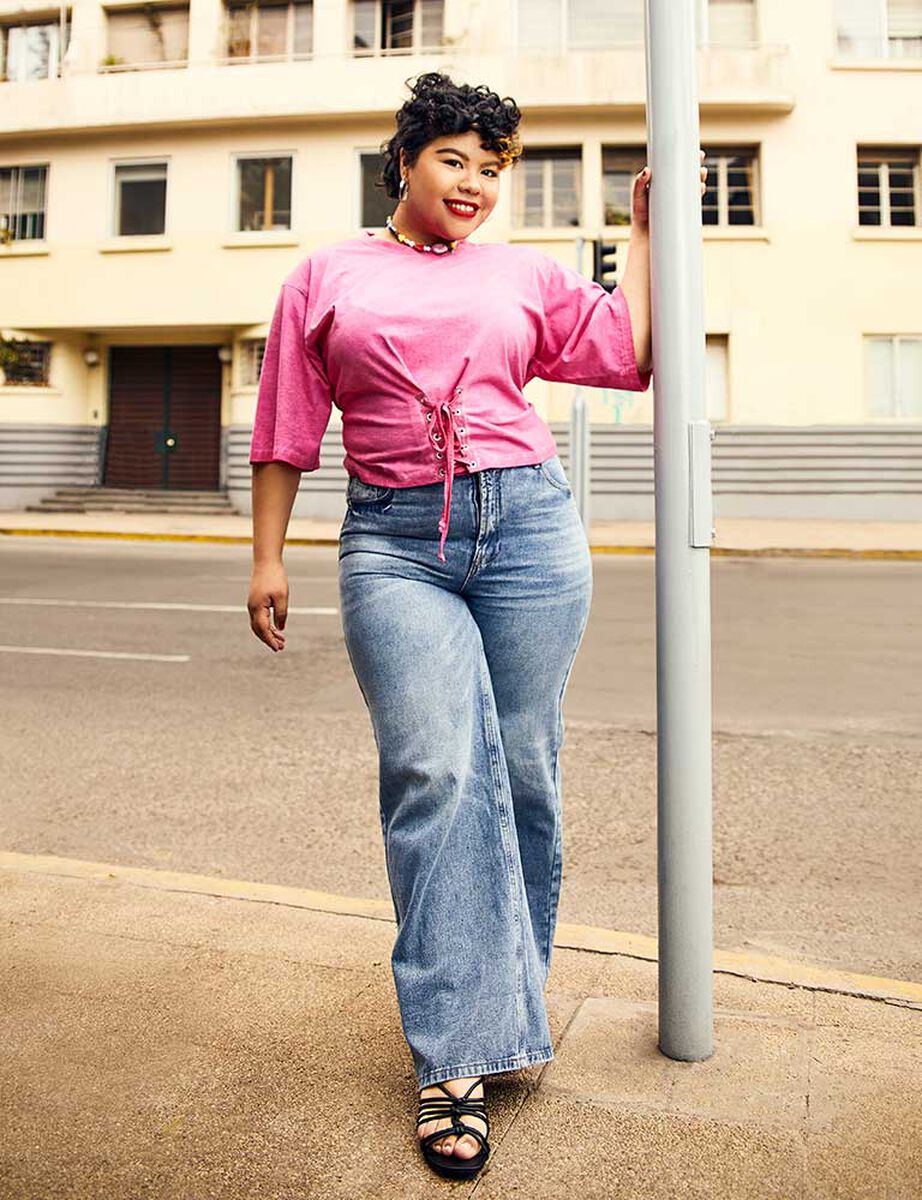Jeans Wide Leg Mujer Extralindas
