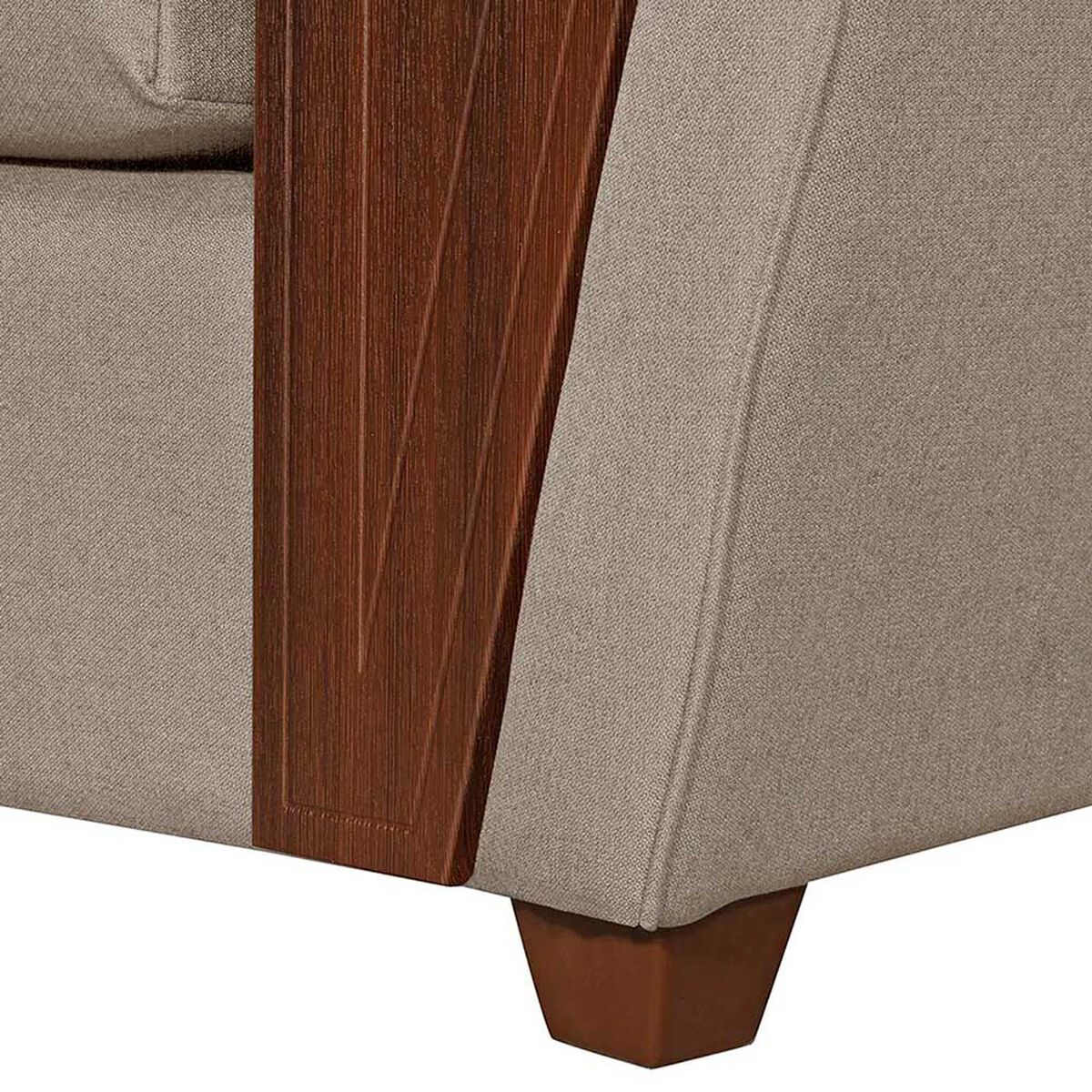 Sofá Seccional Ruzam Mobel Creta 5 Cuerpos Lino Beige