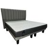 Cama Europea Illusions 2 Plazas Forest + Respaldo