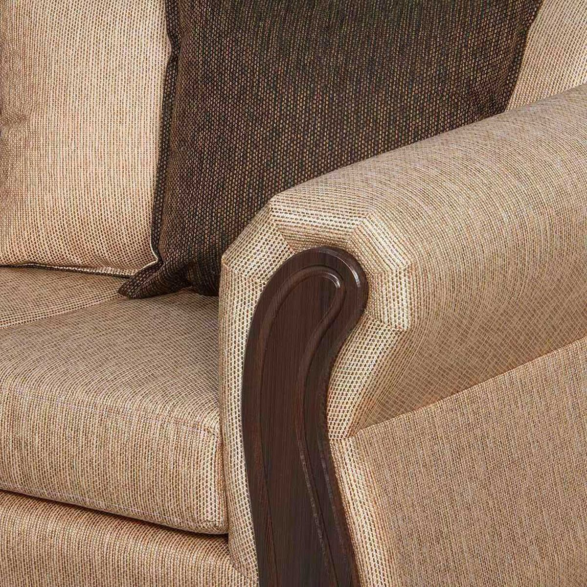 Sof&aacute; Black Factory Serrano 3 Cuerpos Beige