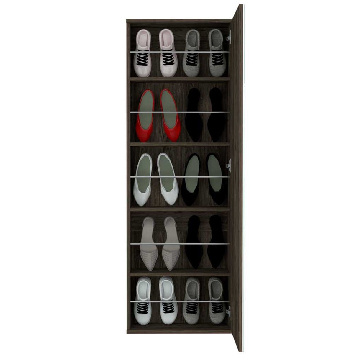 Zapatero con Espejo TuHome Leto