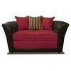 Juego de Living Elegant Detail Minesota Sof&aacute; 3 Cuerpos + Sof&aacute; 2 cuerpos + Sill&oacute;n 1 Cuerpo Rojo