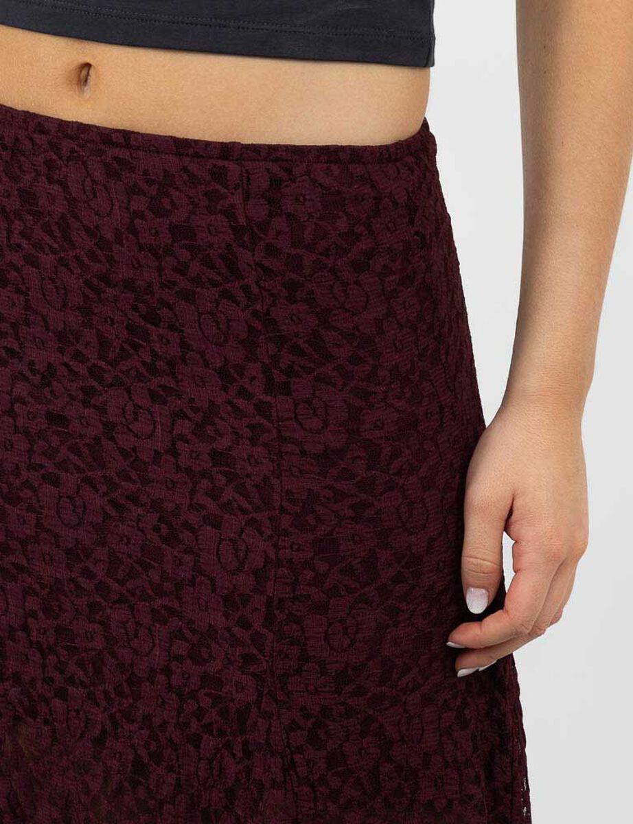 Falda Maxi Encaje Mujer Icono