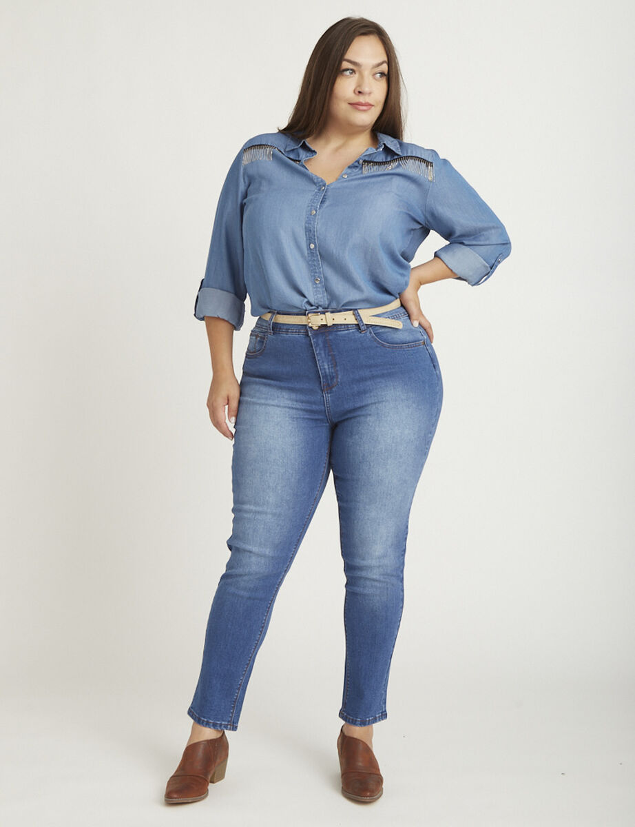 Jeans Recto Mujer Extralindas