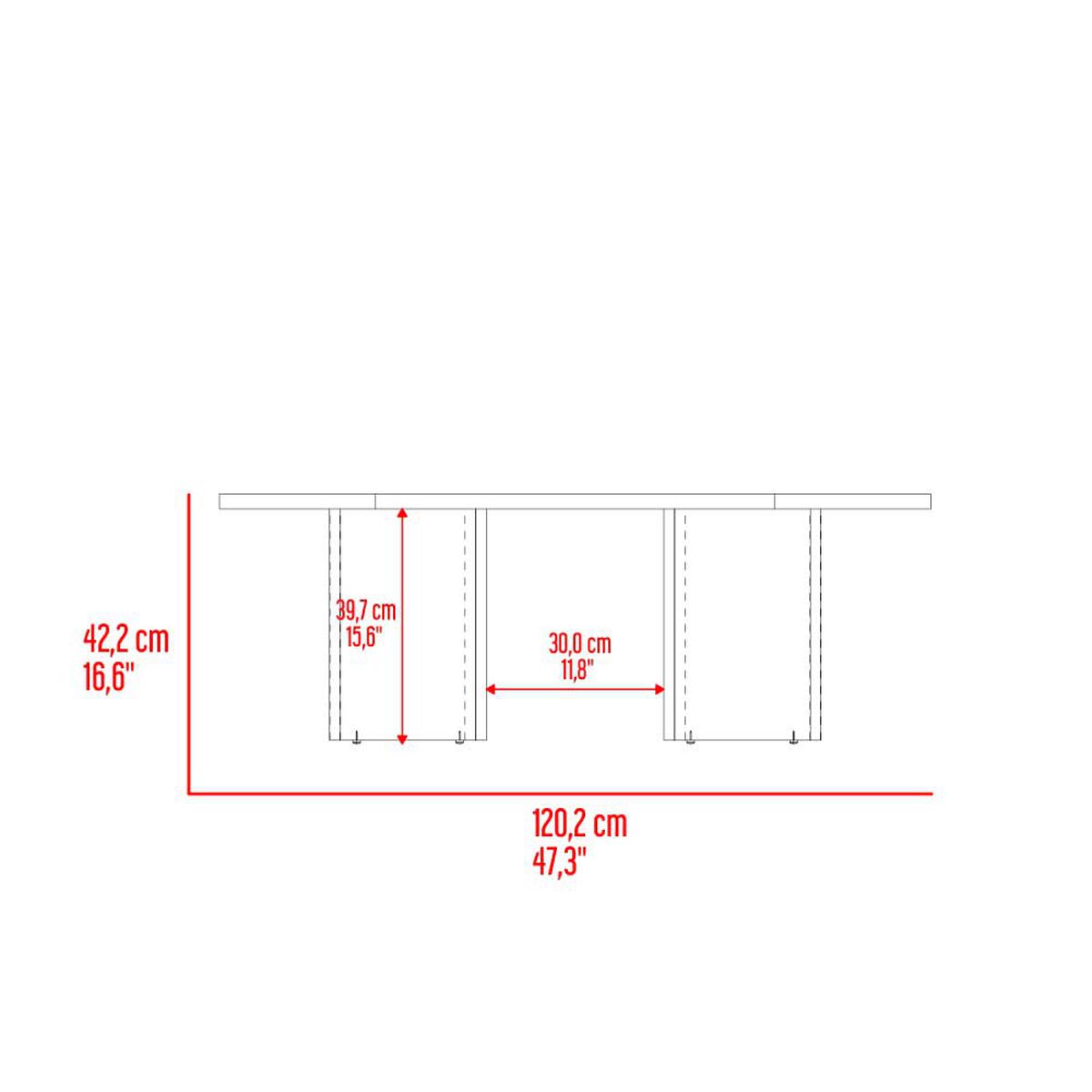 Mesa de Centro TuHome Ted Fresno Europeo