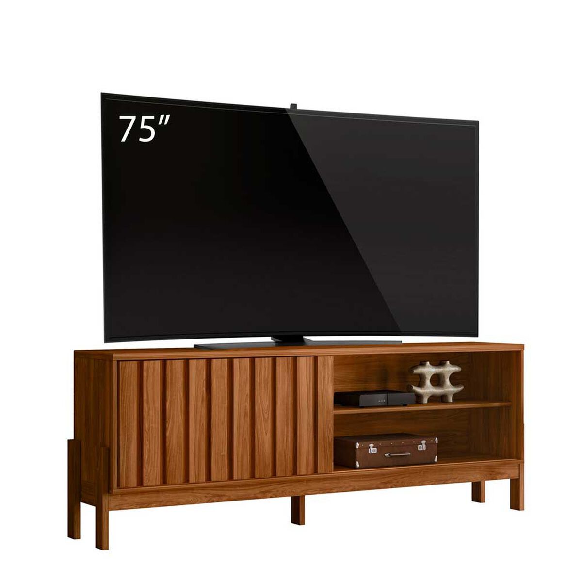 Rack TV Exit Aurora Hasta 75" Blanco