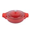 Olla Cacerola Antiadherente Aluminio Fundido Simplit Toulouse 28 cm Rojo