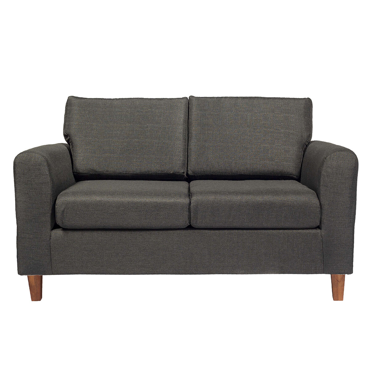 Juego de Living Delfos Sofá 3 Cuerpos + Sofá 2 Cuerpos Grafito