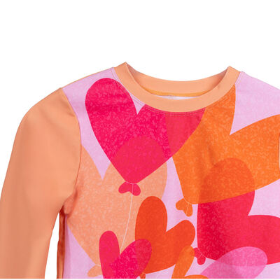 Imagen 2 del producto Traje de Baño Polera+Calzón Niña Mila Naranjo, Turqueza