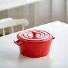 Fuente de Cerámica para Horno Cacerola Olla Simplit Roja