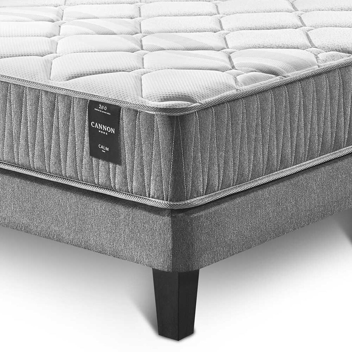 Cama Europea Cannon Base Dividida 2 Plazas Calm