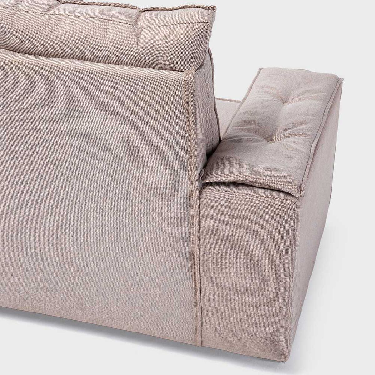 Sofá Seccional Mexx Muebles Hamburgo 5 Cuerpos Beige