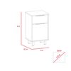 Velador TuHome Kaia 1 Cajón Wengue/Miel