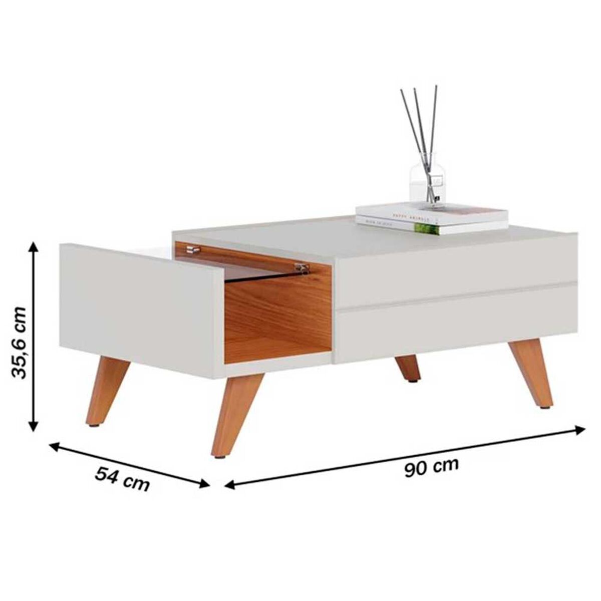 Mesa Centro Di Poretti Noronha Blanco