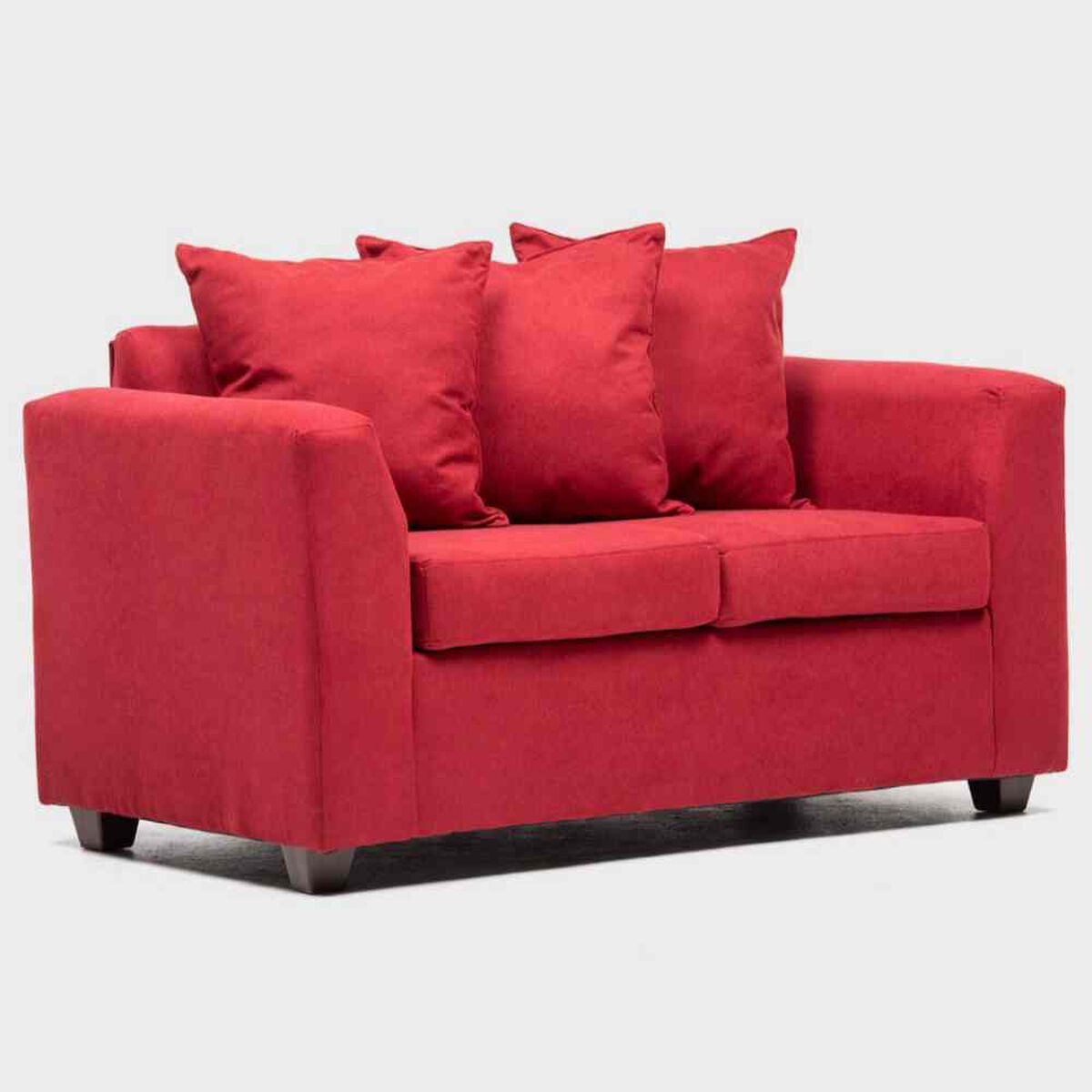 Sofá Cabsur Viena 2 Cuerpos Rojo