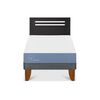 Cama Europea CIC 1,5 Plazas Excellence + Respaldo Munich Negro