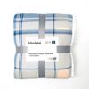 Frazada de Poliéster Mashini 1,5 Plazas Tartan Azul