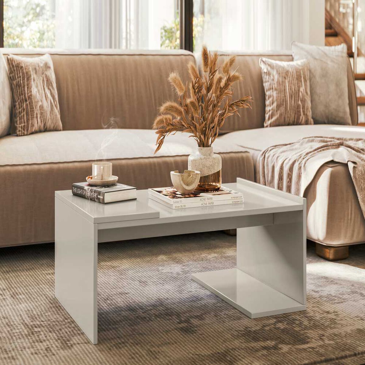 Mesa Centro Exit Plus Beige