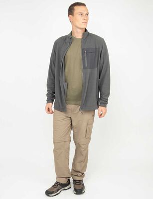 Imagen 2 del producto Polerón Deportivo Hombre Alpinextrem Charcoal, Green, Negro