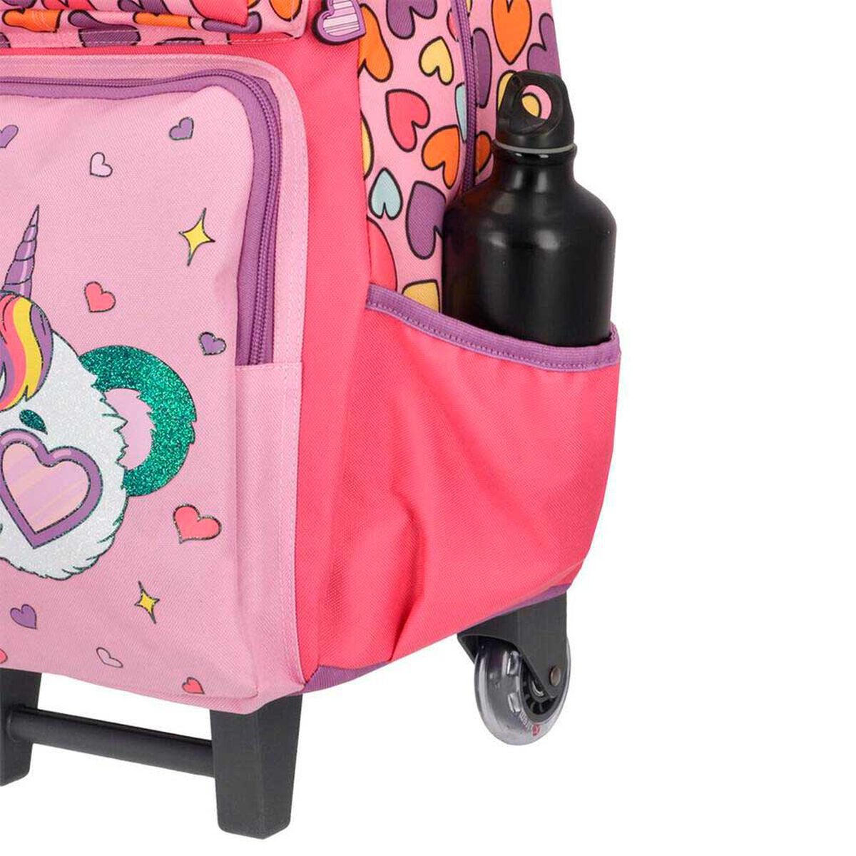 Pack Mochila con ruedas Xtrem Run 5XT Panda Rosado