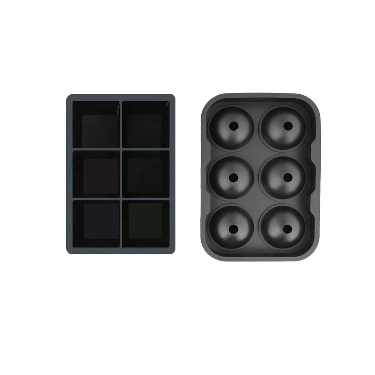 Set 2 Cubeta Hielo Distintos modelos Simplit Negro