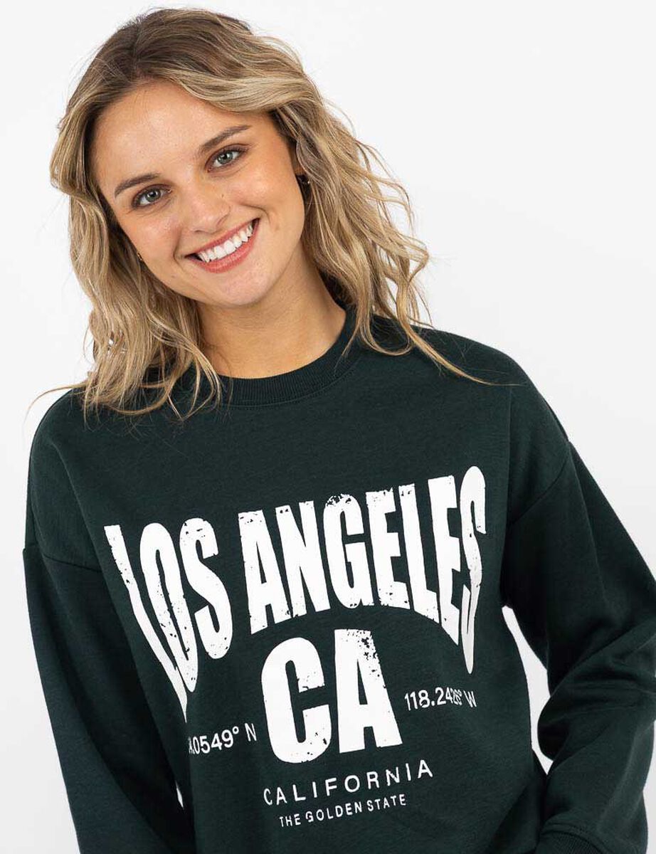 Poler&oacute;n Con Estampado Mujer Icono