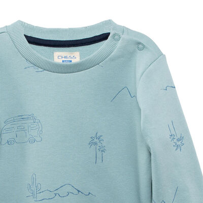 Imagen 2 del producto Pack 2 Polerón de Algodón Chess Baby Calipso, Oliva