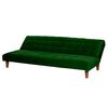 Futón Latam Home Turin Velvet 3 Cuerpos Verde