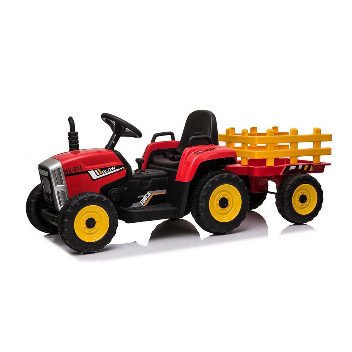 Tractor Con Carro Rojo Talbot