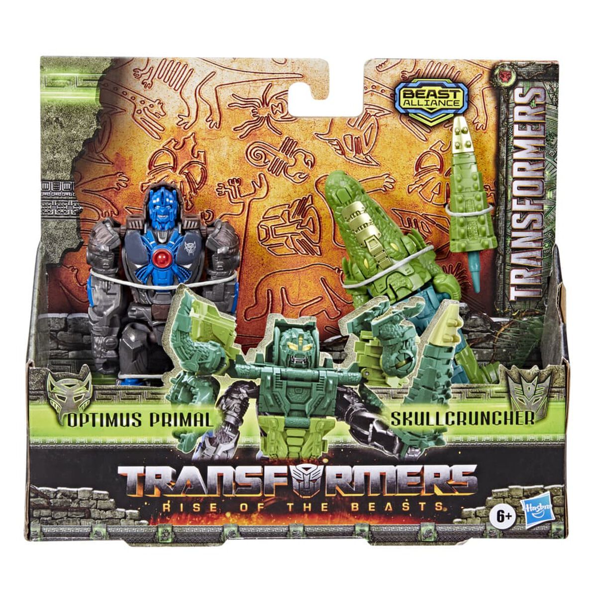 Figura de Acción Transformers Beast Combiners Optimus Primal y Skullcruncher