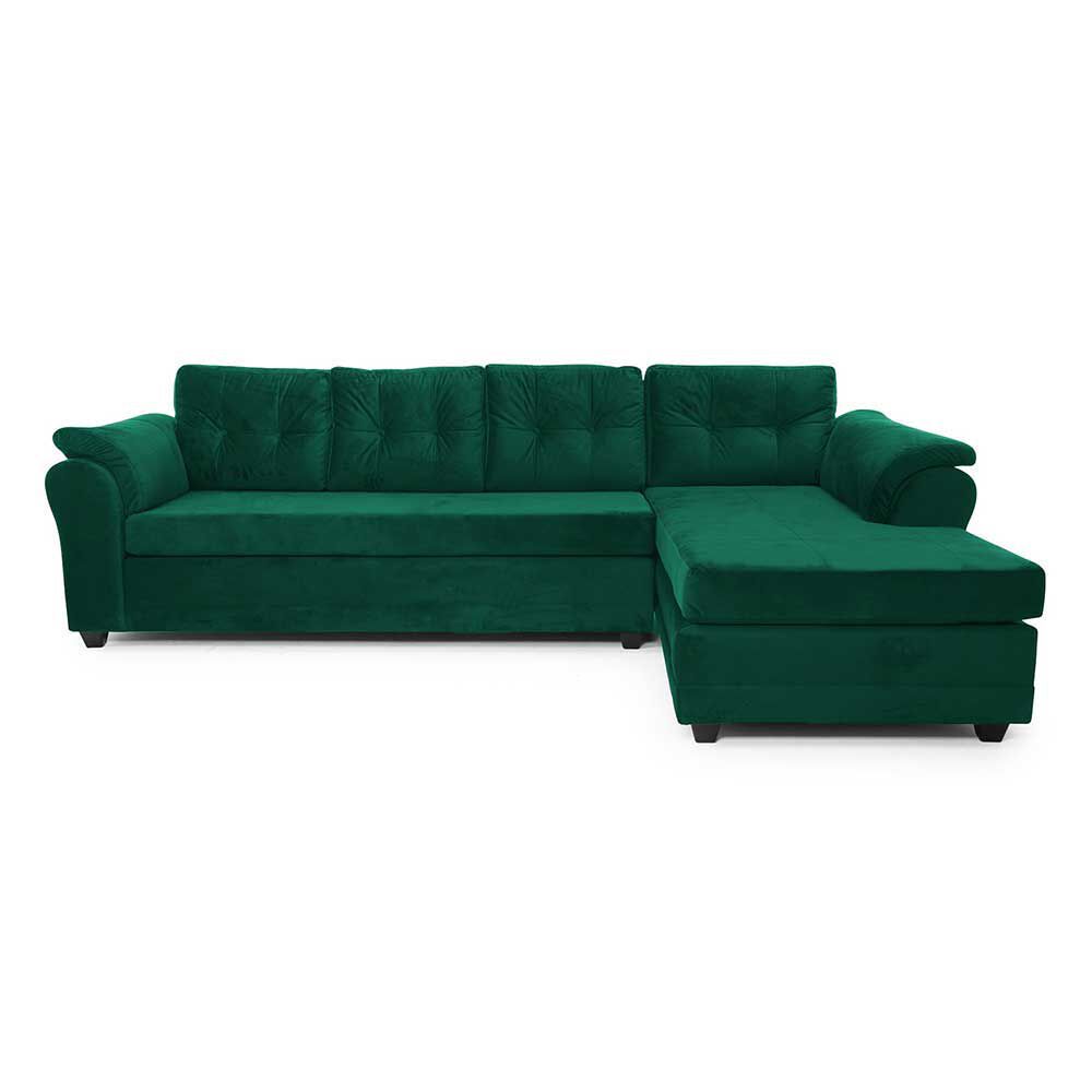 Sofá Seccional Muebles MPR Journey 3 Verde Esmeralda