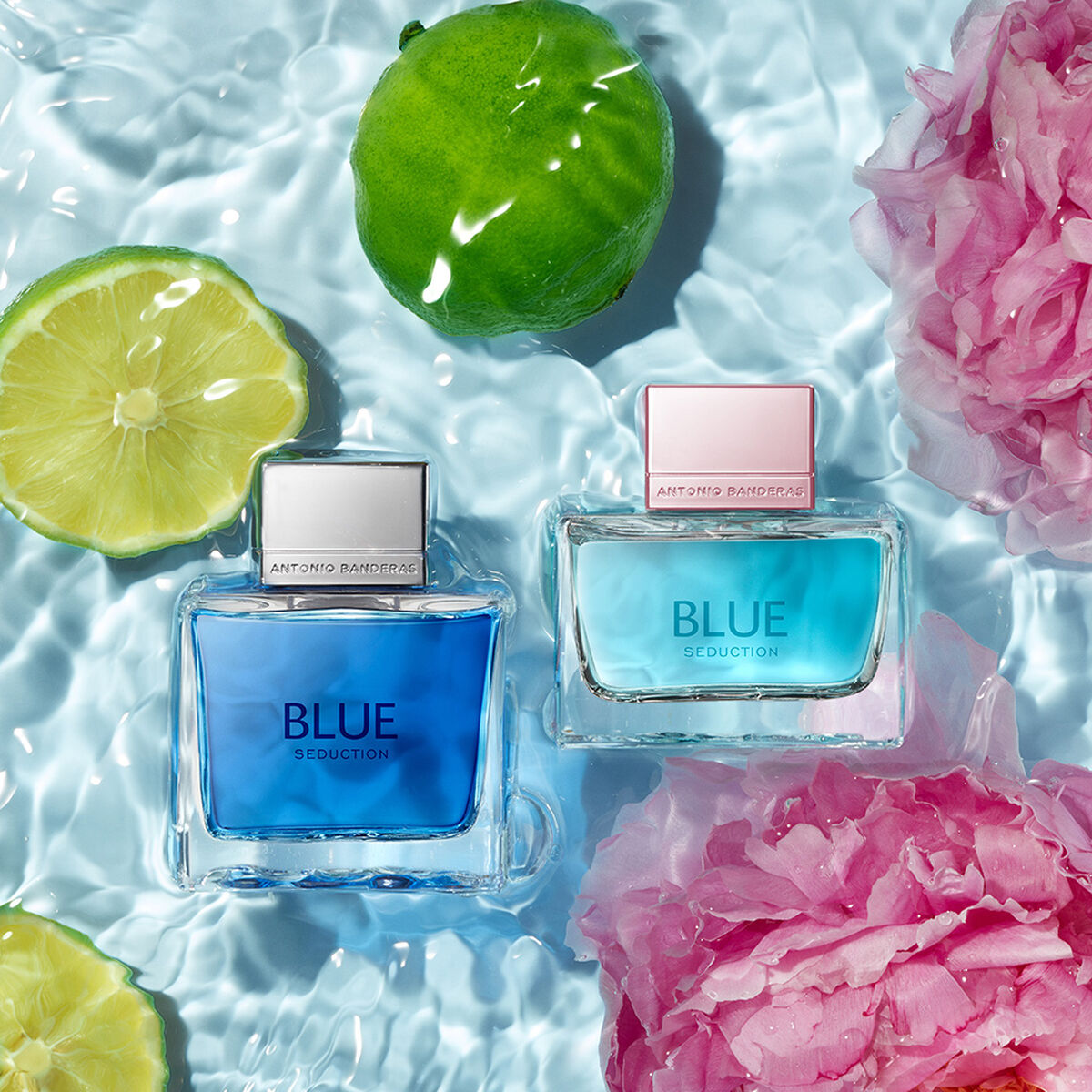 Set de Perfume Antonio Banderas Blue Seduction EDT 100 ml + Desodorante 150 ml