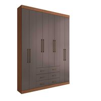 Clóset Altavision Master 8 Puertas 6 Cajones Jatoba Grafito