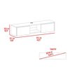 Panel TV TuHome Glen 49" Blanco