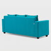 Seccional Muebles MPR Jazm&iacute;n 4 Cuerpos Turquesa