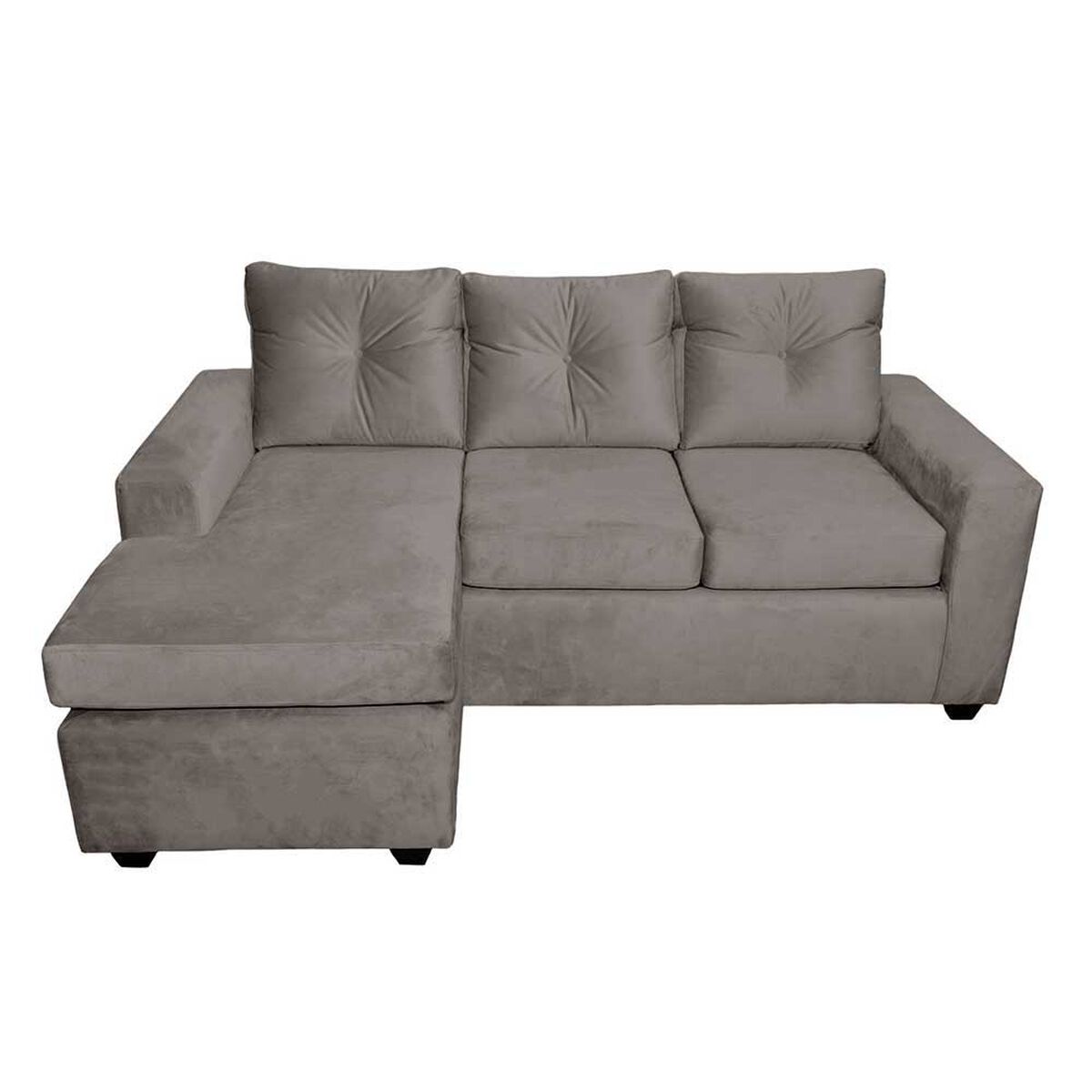Sofá Seccional Muebles MPR Azalea 3 Gris
