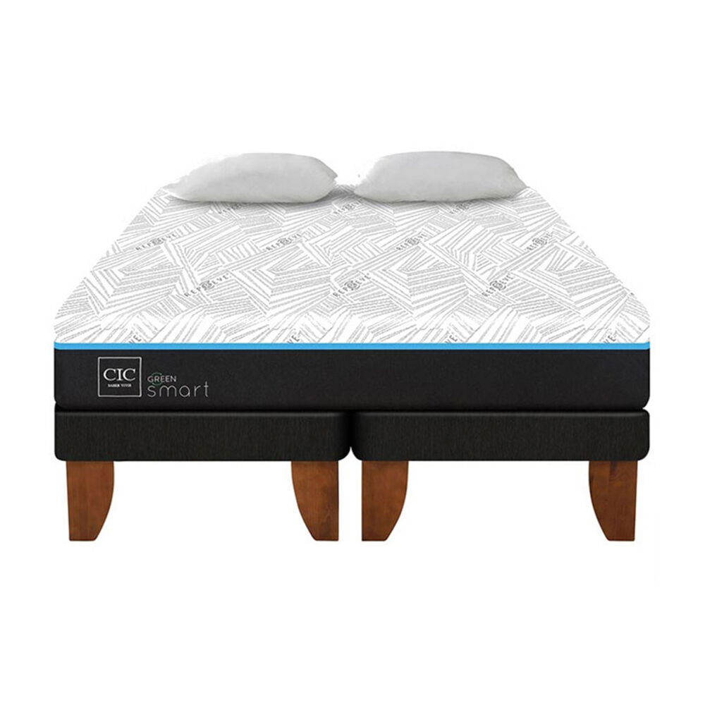 Cama europea CIC King Green Infinity