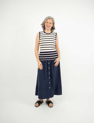 Imagen 1 del producto Sweater Sin Mangas Mujer Portman Club Azul