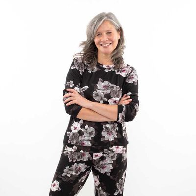 Pijama Flores Mujer Portman Club