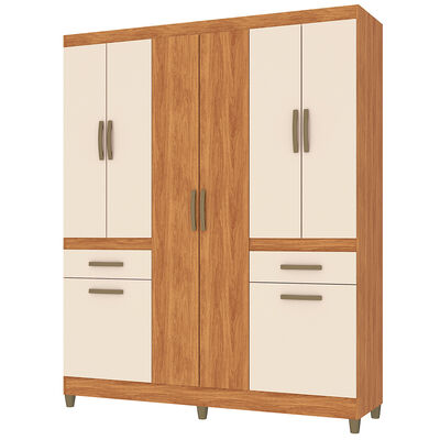 Imagen 2 del producto Clóset Vekkahome Aveiro 8 Puertas 2 Cajones Beige